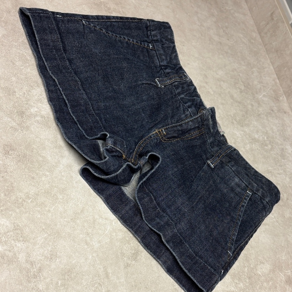 American Rag Dark Indigo Denim Shorts - High-Rise Casual